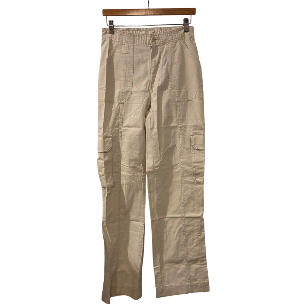 Abercrombie & Fitch Cargo Pants 26 2 Khaki Relaxed Straight Leg Utility Y2K